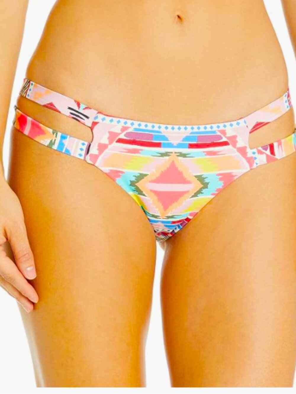 NEW W/ TAGS Billabong Women's Tribe Time Isla Bikini Bottom, Multi, M